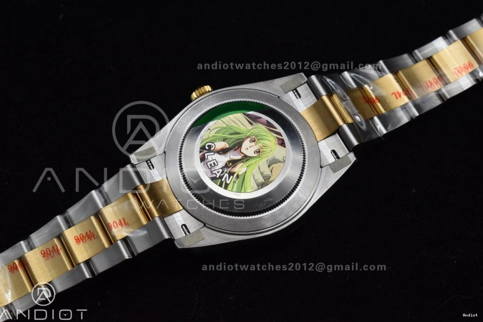 Textured Clean 904L DateJust 1:1 VR3235 126333 YG Oyster Dial 41 Steel YG on SS Edition Best Bracelet 0504